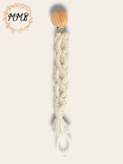 Macrame Pacifier Clip