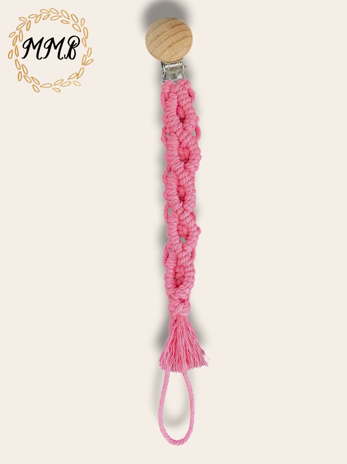 Macrame Pacifier Clip