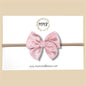 Baby Pink Satin Fairytale Bow
