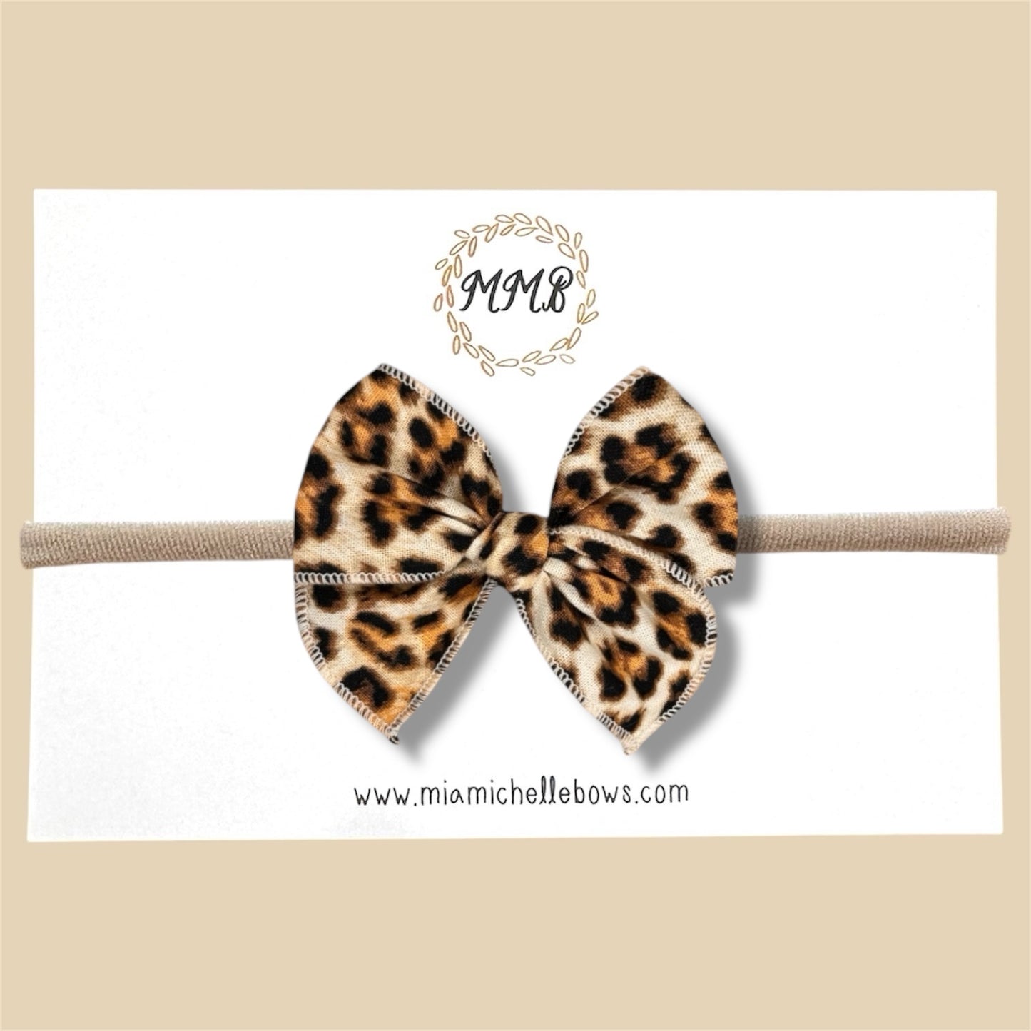 Cheetah Fairytale Bow