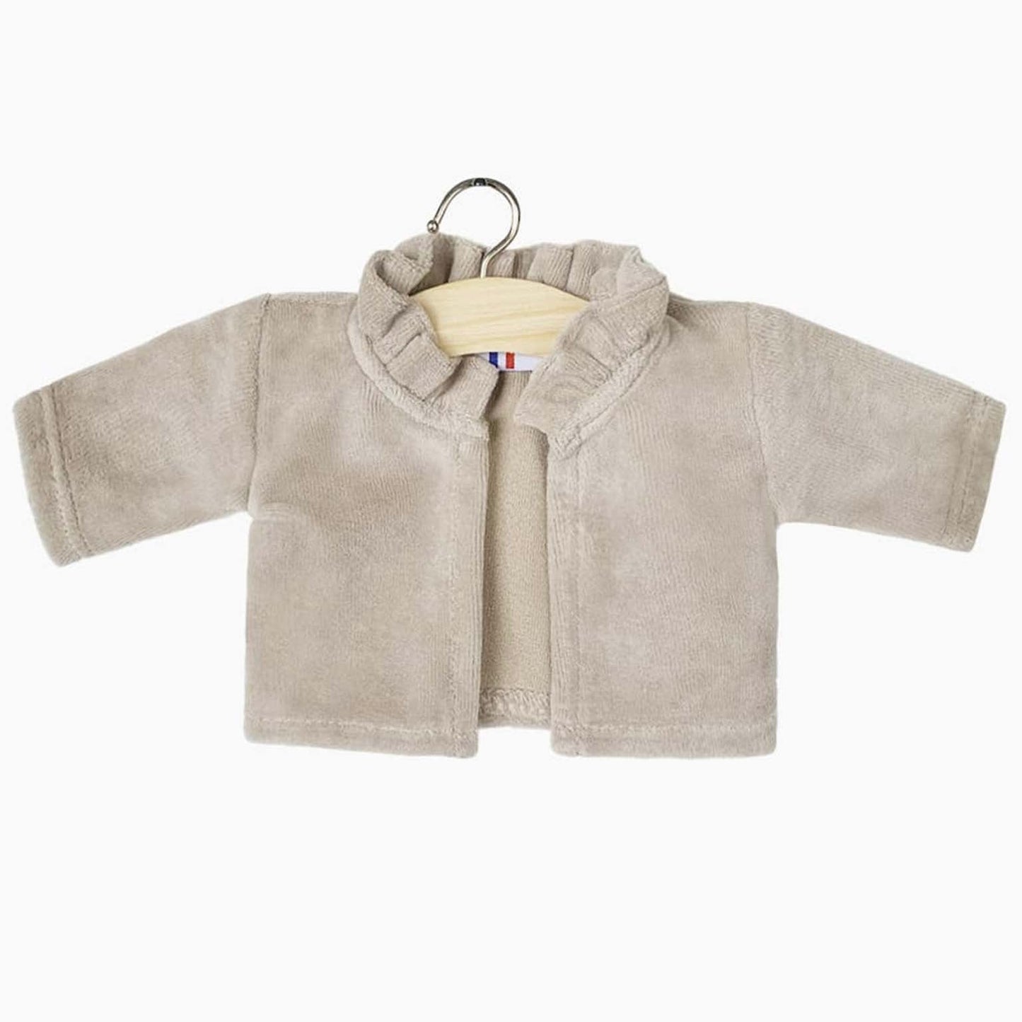 Doll—Minikane Claudia Jacket in Pearl Gray Velvet