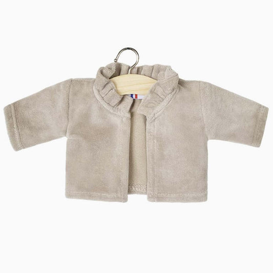 Doll—Minikane Claudia Jacket in Pearl Gray Velvet