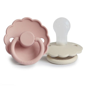 Blush & Cream SILICONE FRIGG Daisy Pacifier 2 pack