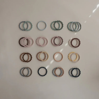 Mushie Pearl / Flower Teething Bracelet 3 Pack