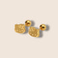 Kitty Screw Back Studs