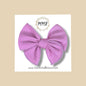 Lavender Linen Fairytale Bow