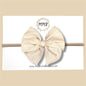 Ivory Crepe Chiffon Fairytale Bow