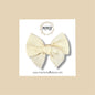 Ivory Linen Fairytale Bow