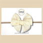 Ivory Linen Fairytale Bow