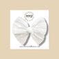 White Lace Eyelet Fairytale Bow