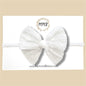 White Lace Eyelet Fairytale Bow