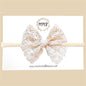 Large Ivory Cotton Lace Bow