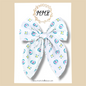White Vintage Print Fairytale Bow