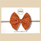 Pumpkin Cross Fairytale Bow