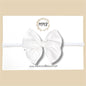White Swiss Dot Fairytale Bow