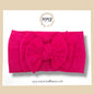 Magenta Double Layer Bow Headwrap
