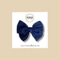 Navy Blue Denim Fairytale Bow