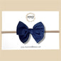 Navy Blue Denim Fairytale Bow