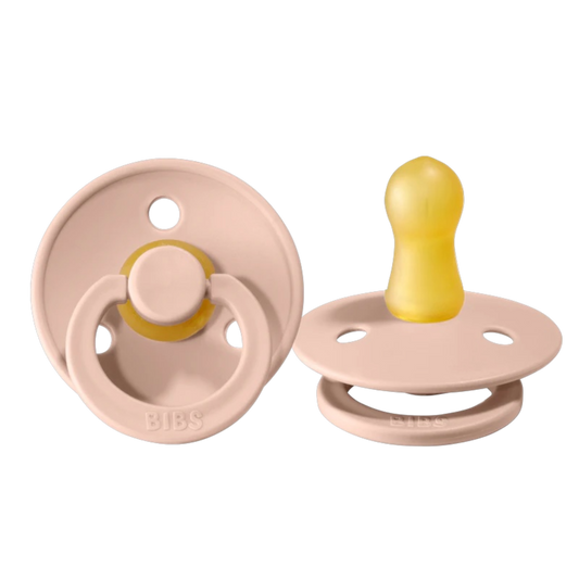 Bibs Colour Pacifier 2 Pack—Blush