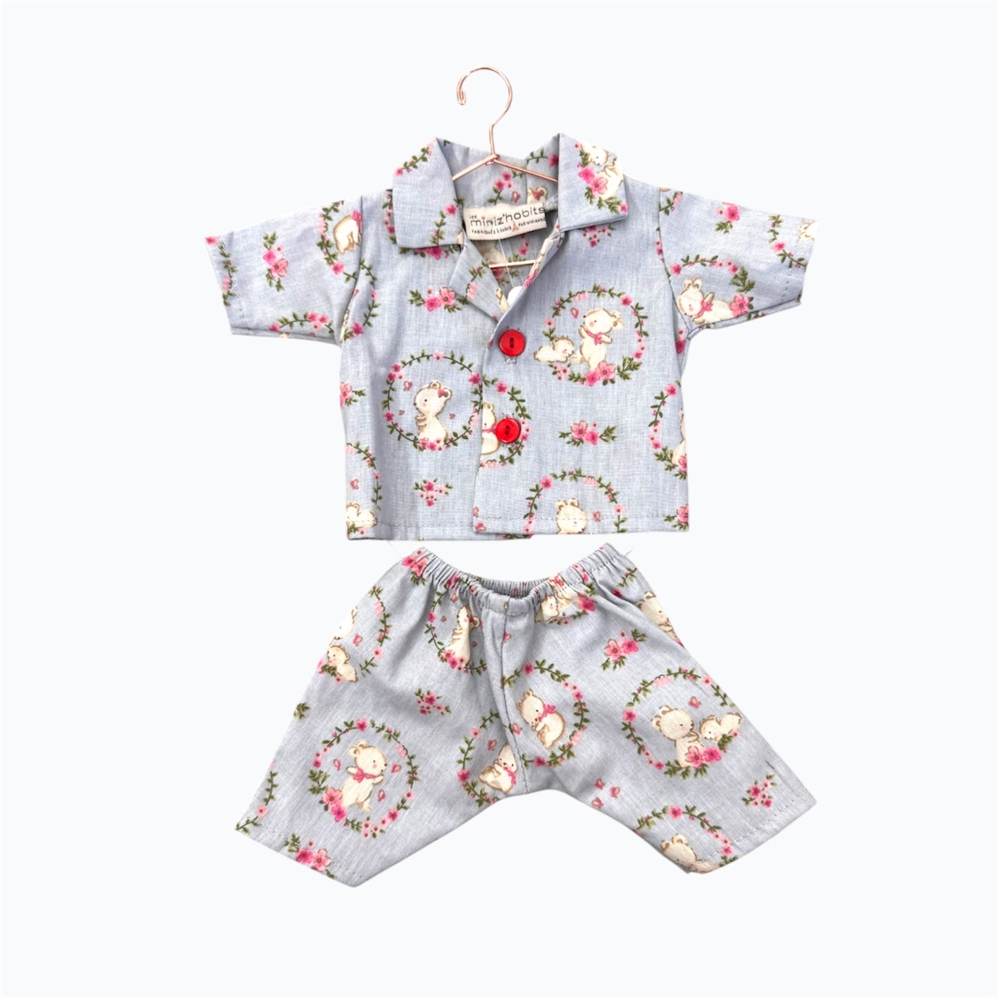 Doll—Minikane Teddy Bear Pajamas