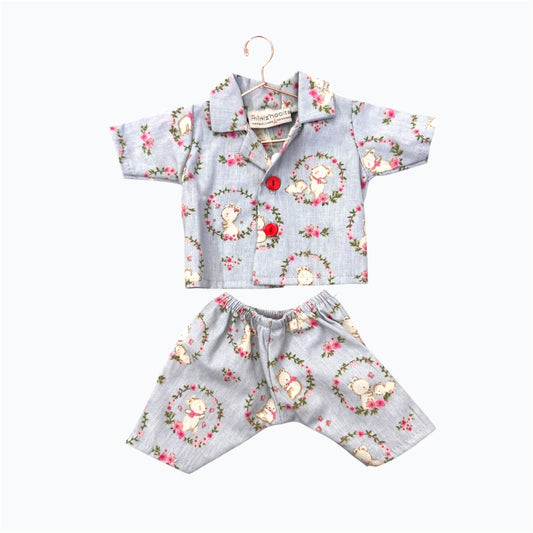 Doll—Minikane Teddy Bear Pajamas