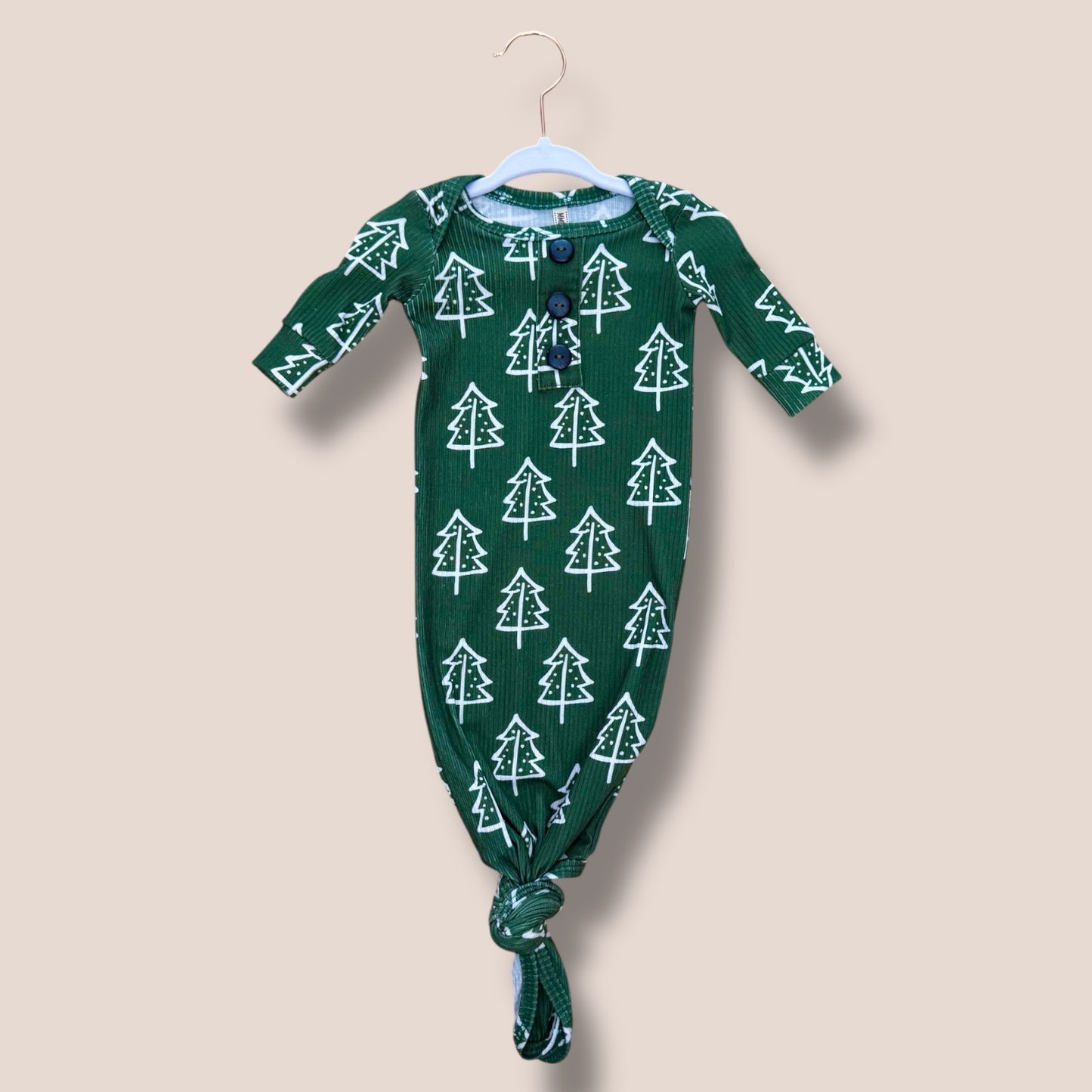 Handmade Pine Tree Knotted Gown