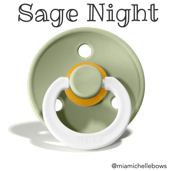 Bibs Colour Collection Pacifier in Sage Night