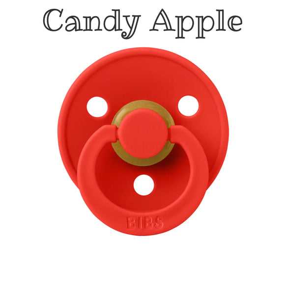 Bibs Colour Collection Pacifier in Candy Apple