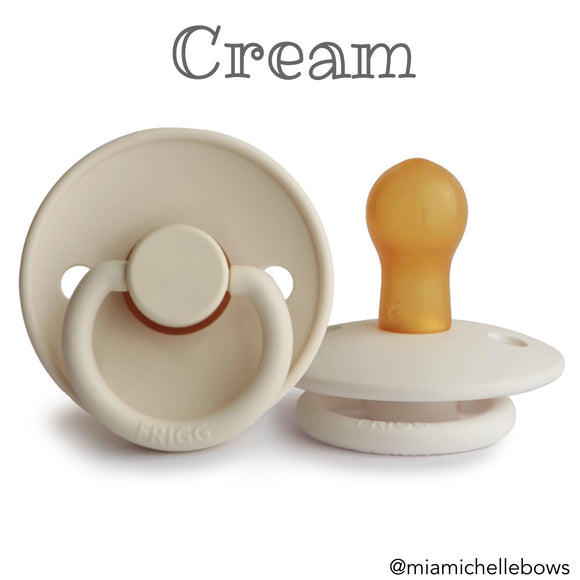 FRIGG Pacifier in Cream