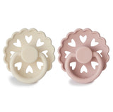 Cream & Blush SILICONE FRIGG Pacifier Andersen Fairytale 2 pack