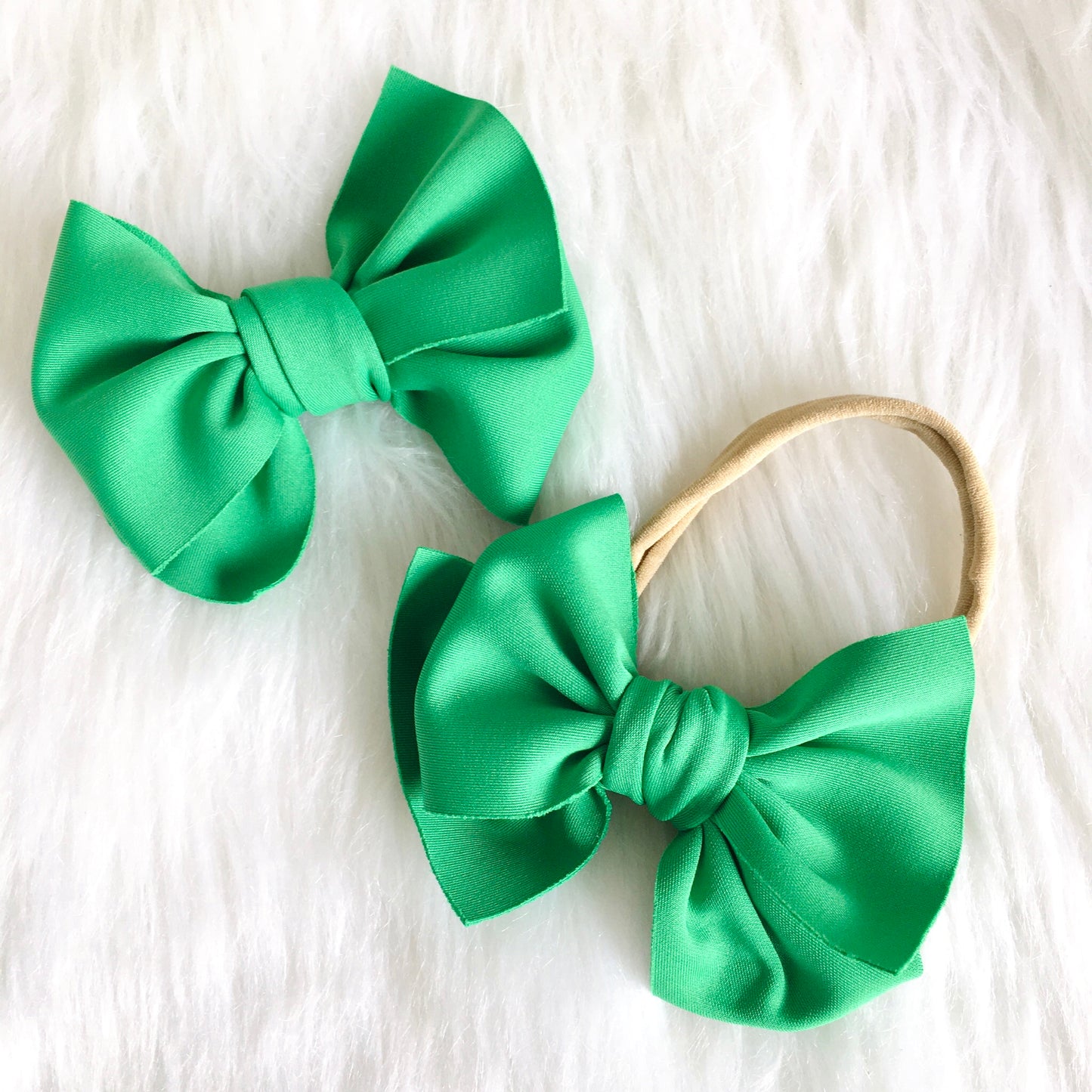 Spring Green Sassy Bow