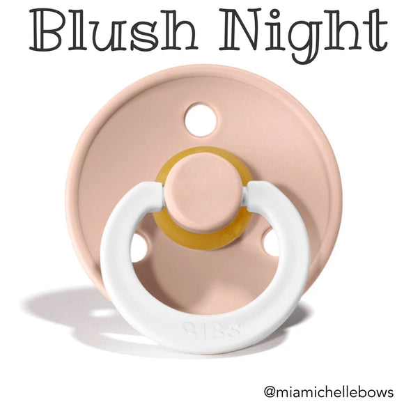 Bibs Colour Collection Pacifier in Blush Glow Night