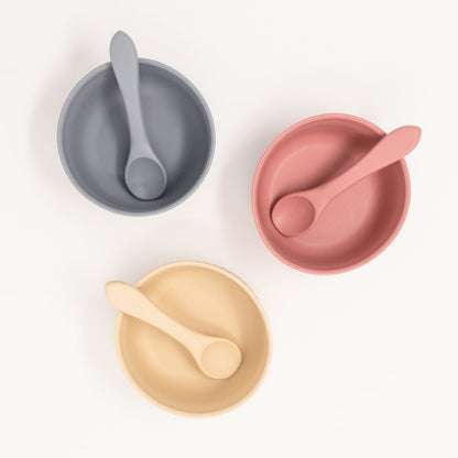 Silicone Suction Bowl with Spoon