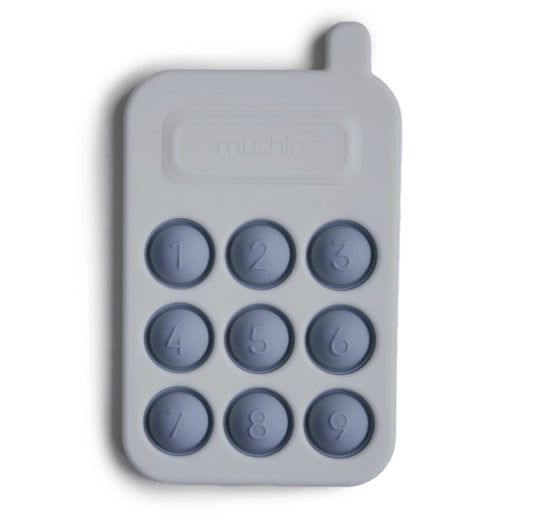 Mushie Phone Press Toy in Tradewinds