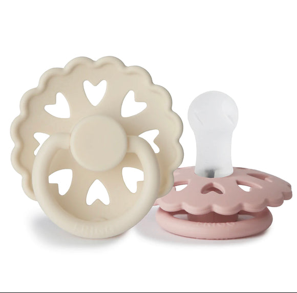 Cream & Blush SILICONE FRIGG Pacifier Andersen Fairytale 2 pack