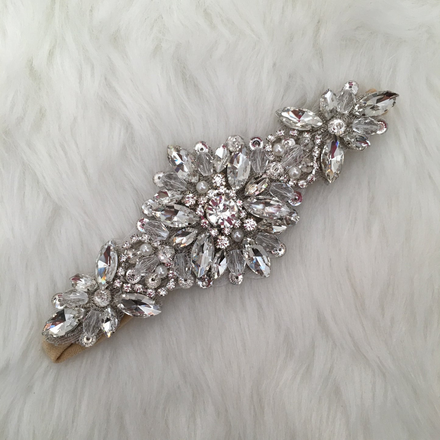 Silver Starburst Jeweled Headband