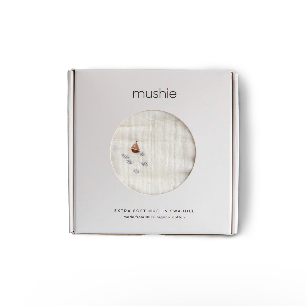 Mushie Muslin Swaddle Blanket ORGANIC Cotton-LEOPARD