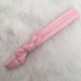 Retro Knot Headband in Baby Pink
