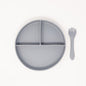 Silicone Suction Plate with Silicone Fork