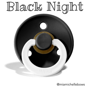 Bibs Colour Collection Pacifier in Black Glow Night