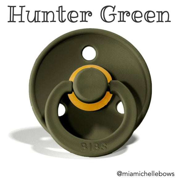Bibs Colour Collection Pacifier in Hunter Green