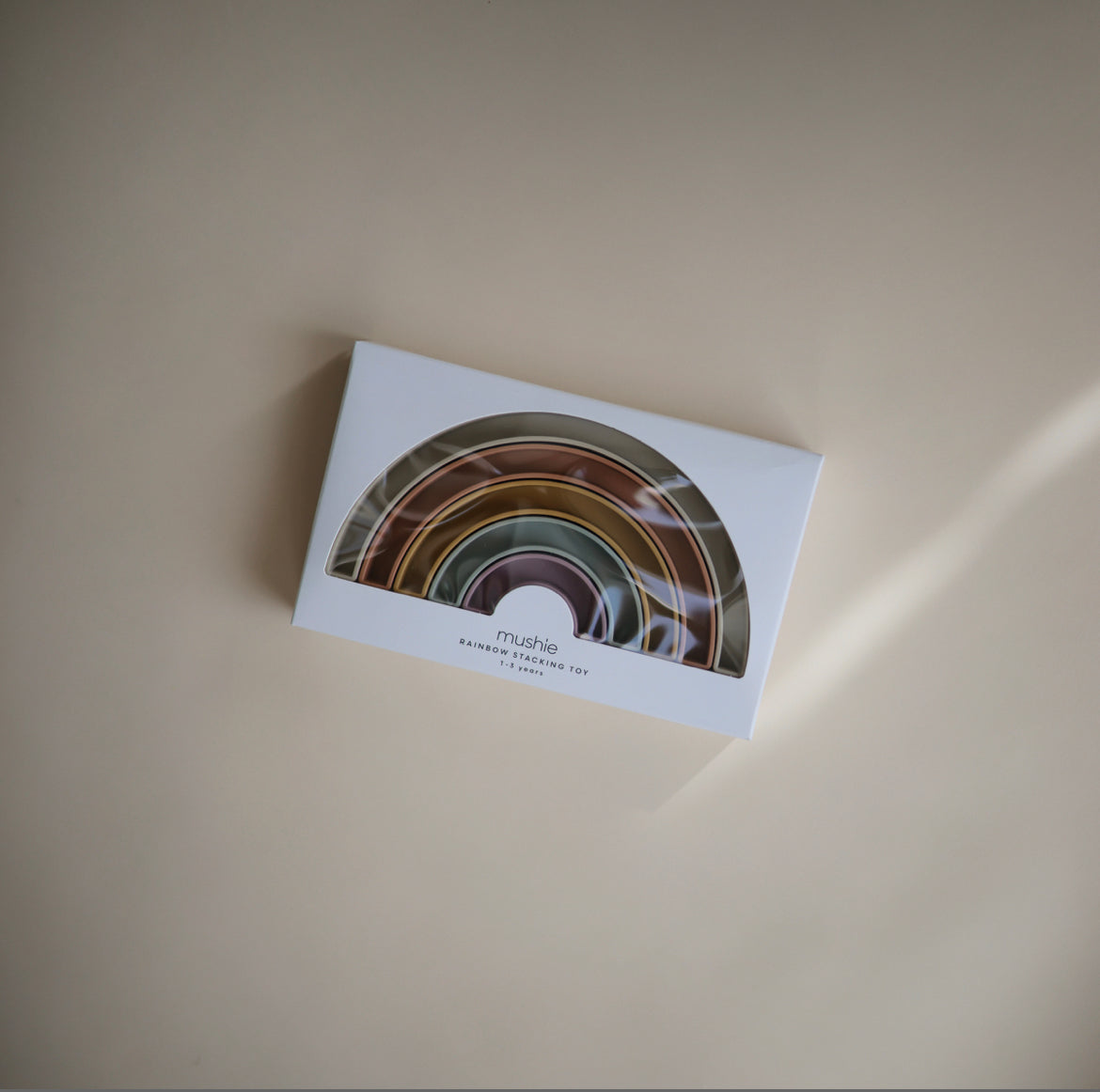 Mushie Rainbow Stacker Toy (Tropical)