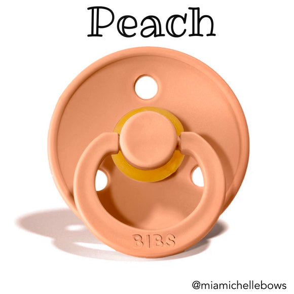 Bibs Colour Collection Pacifier in Peach