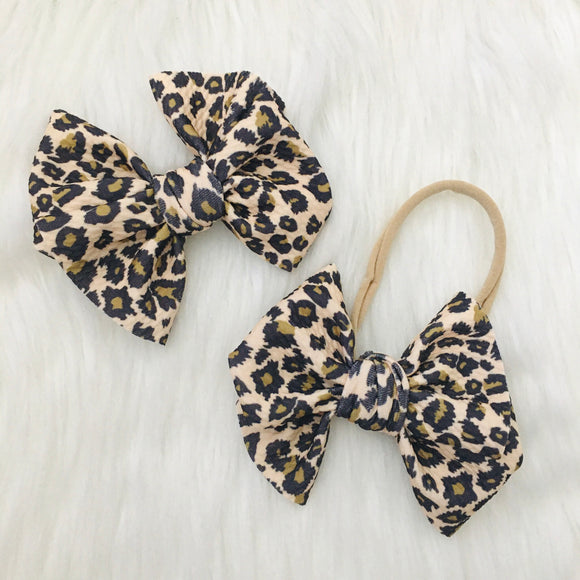 Leopard Sassy Bow