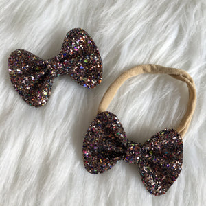 Party Time Glitter Bow