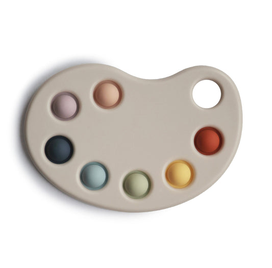 Mushie Paint Pallet Press Toy