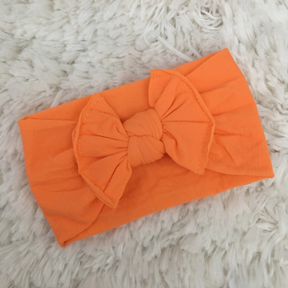 Tangerine Nylon Headwrap
