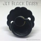 FRIGG Pacifier in Jet Black Daisy