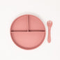 Silicone Suction Plate with Silicone Fork
