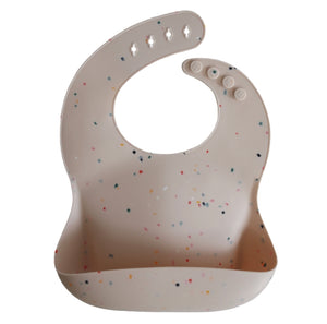 Mushie & Co. Vanilla Confetti Bib